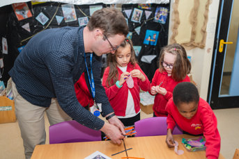 CBIS British Science Week Original A Class Of Pupils Doing Science Activities With Teachers At S (6)