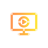 Video Engage Orange Icon