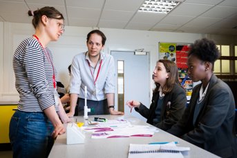Teachers and students Discovery Day
